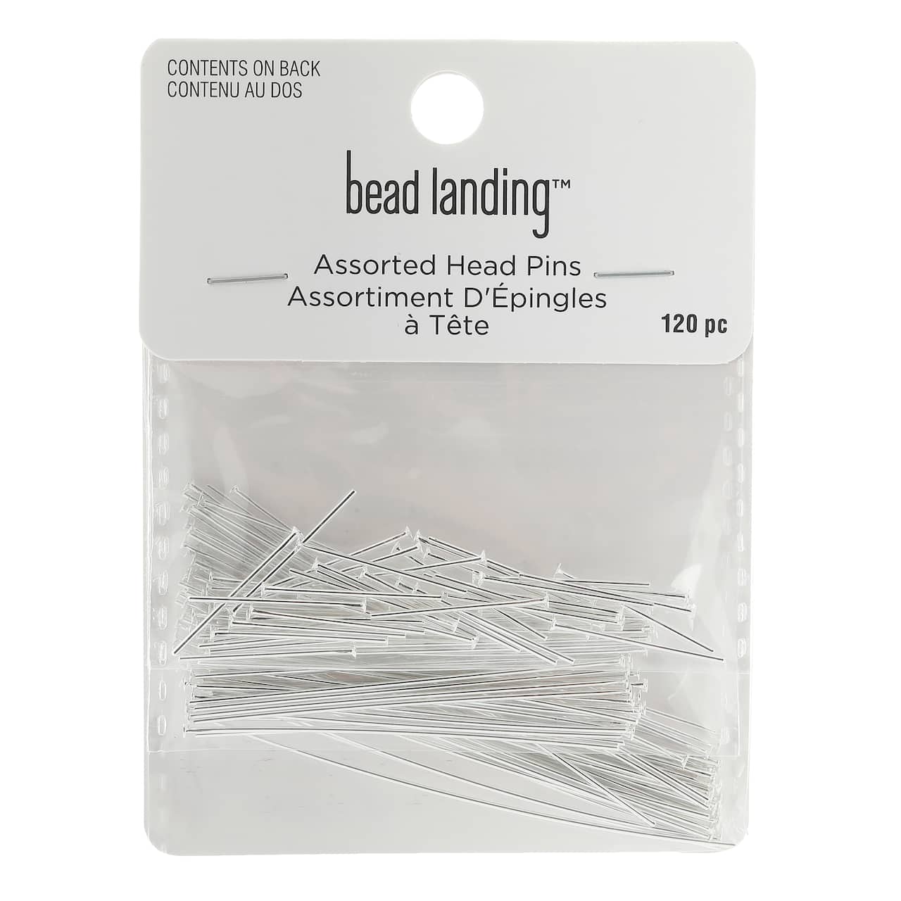 12 Packs: 120 ct. (1,440 total) Mixed Head Pins by Bead Landing™